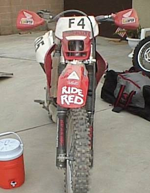 Bent Bike in So-Cal Nat'l Hare & Hound Race