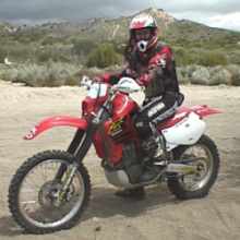 Trail riding in Gorman, Ca.