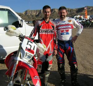 My  Dad and I in Gorman '2004