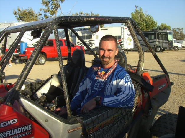 Chris racing WORCS UTV at Glen Helen 2010 !st place