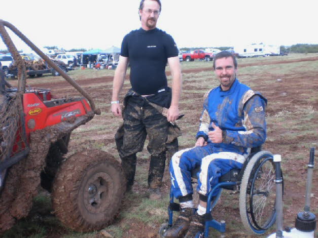 Chris and Todd After Whiplash in Snowflake, AZ Sept 5 ,2009