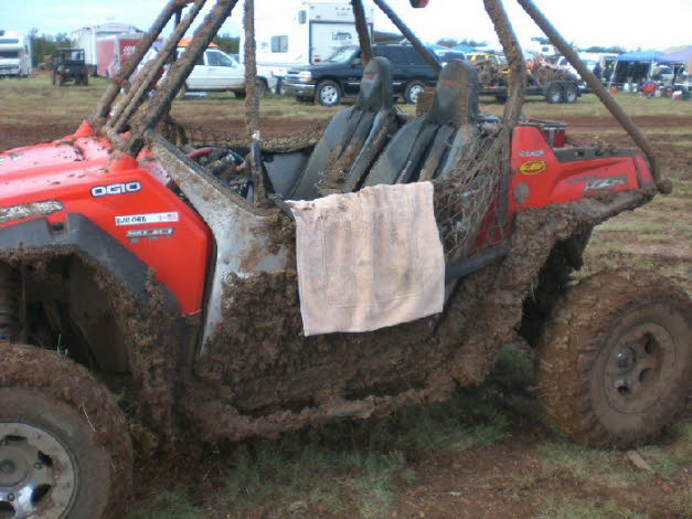 Chris Muddy Razor after Whiplash in Snowflake, AZ Sept 5 ,2009