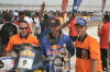 At the finish in Dakar with my team help