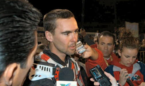 Late night at the 2003 Baja 1000 Finish Line